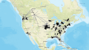 The RabbitEars.Info all tuners FM map on a March morning.