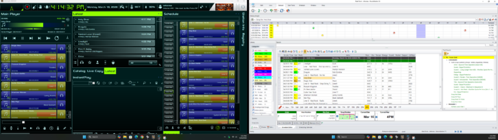 InfoAudio is at left, MusicMaster is on the right.