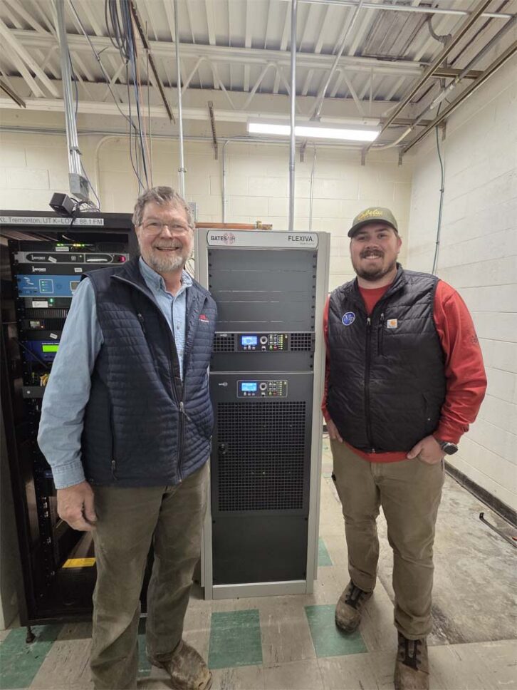 Mike Huckeby and Micah Pace with the FAX 10K at KNKL.