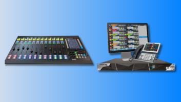 AEQ's Forum IP Plus AoIP digital console and Systel Max call management system.