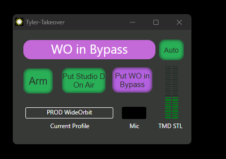 An example of an HTML5 facility control panel, monitoring an automation system, accessed by browser from the PD’s machine.