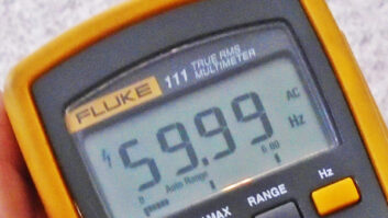 Fig. 5: Measure generator power frequency.