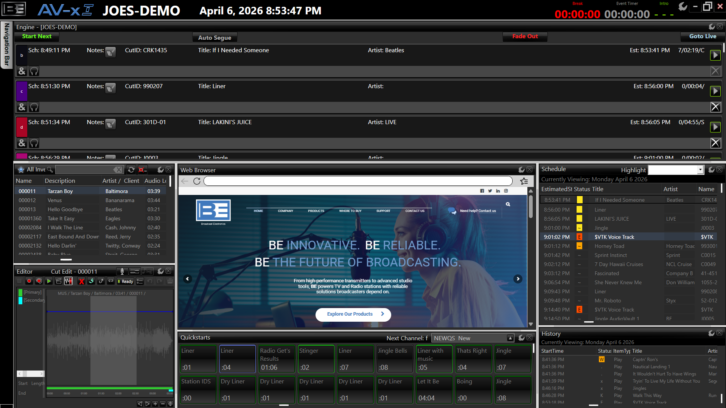 AudioVAULT AV-xI software