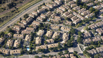 San Diego, CA - January 31: In an aerial view, townhomes are seen in the community of University City on January 31, 2026 in San Diego, CA. (Photo by K.C. Alfred / The San Diego Union-Tribune via Getty Images)