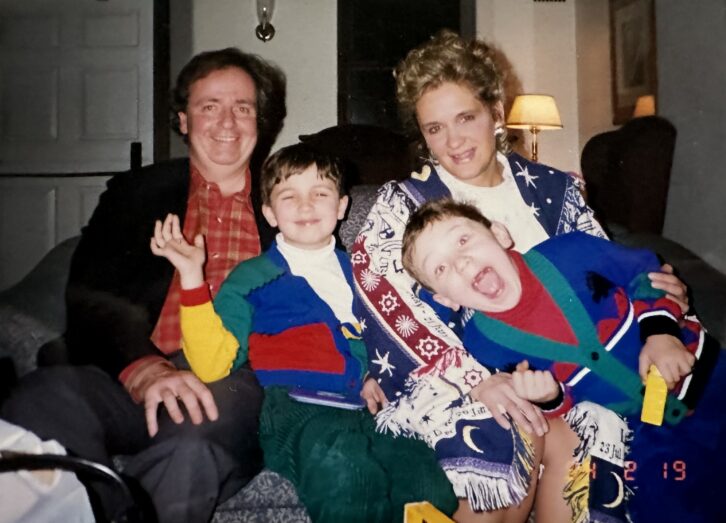My dad, myself, my mom and my brother, Bobby. We did many car trips together, mainly from Ohio to New Jersey and back.