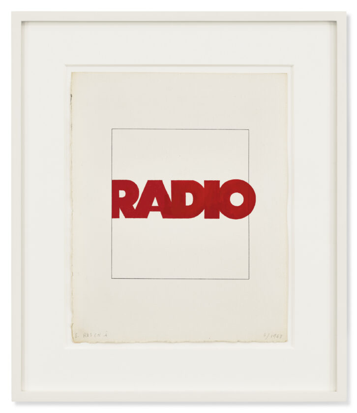 “Radio in Red” Painting Heads for Auctio