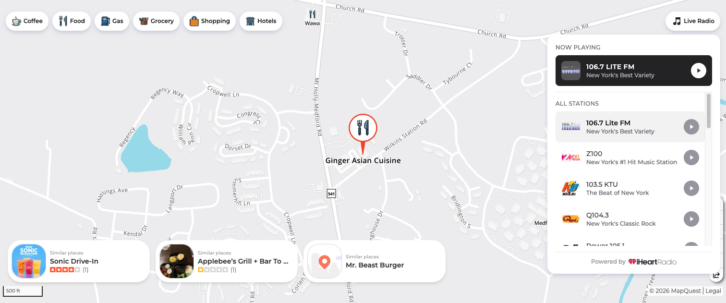 MapQuest and iHeartRadio Team Up for Str