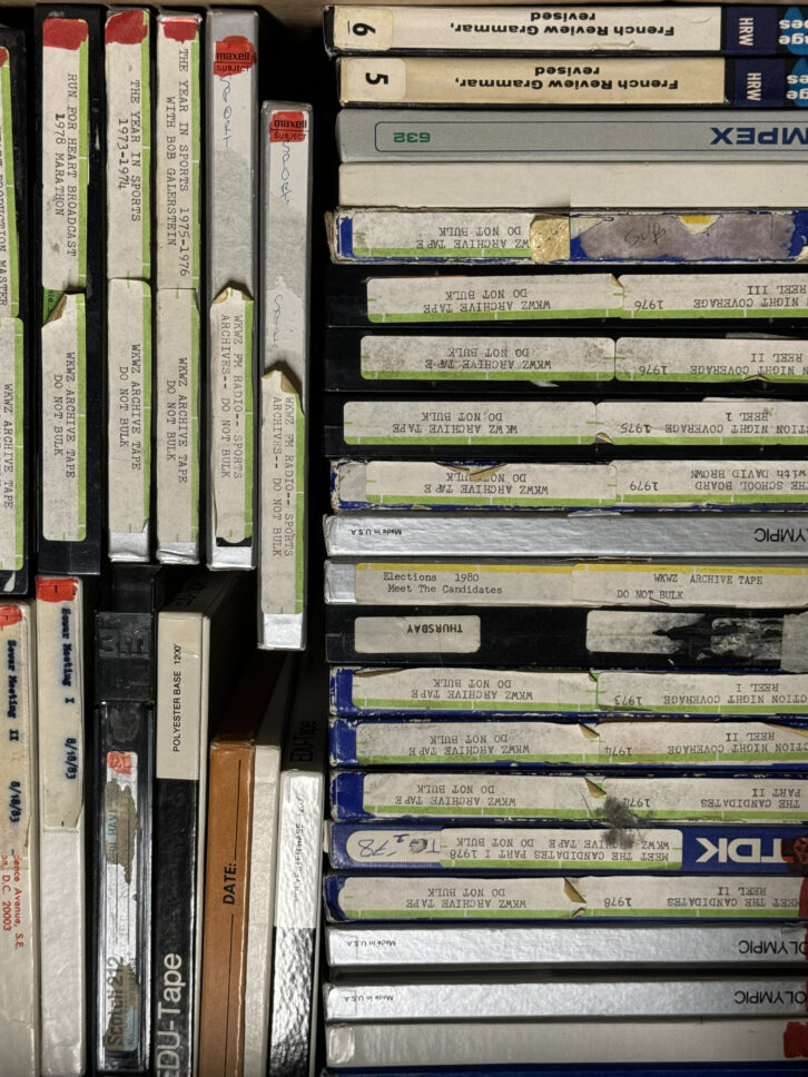 "Digging through those materials honestly felt like uncovering pieces of a mystery," said Feldman of the massive amount of WKWZ archival material he found in storage.