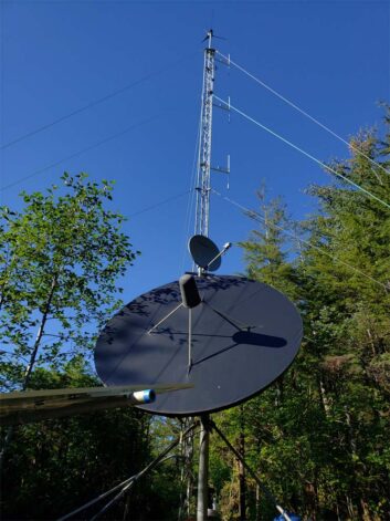 This KCAW(FM) translator site maintains a Part 74 broadcast auxiliary remote pickup license, KA74933, in Sitka, Alaska.
