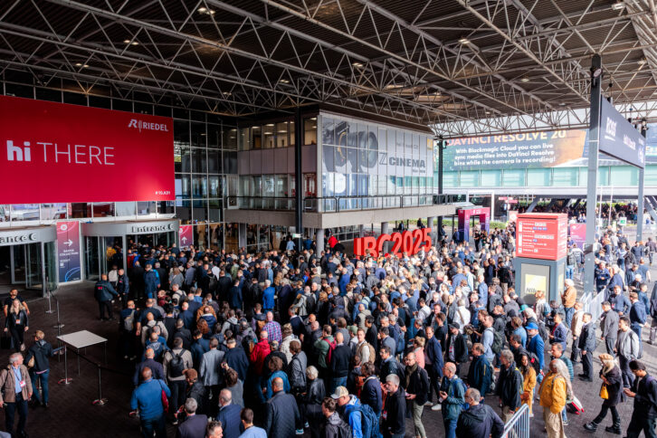 The entrance to IBC 2025. Credit: IBC