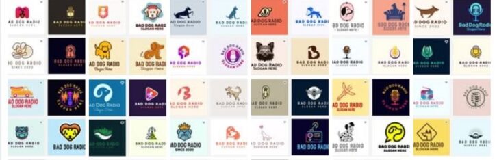 BAD AI logo attempts