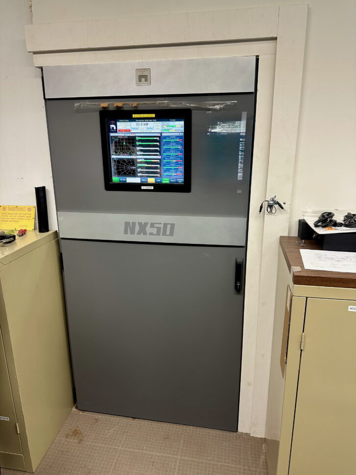 This Nautel NX50, WINS(AM)'s primary transmitter, was installed in 2012.