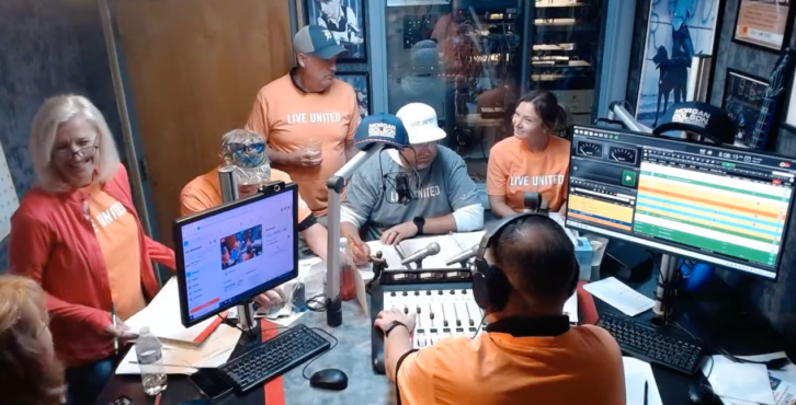 Members of the Sturgis, Mich., Elks, were in the WBET(FM) studio for the 15th hour of the May 21 radiothon.