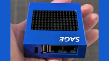 A protoype developed by Sage Alerting Systems that runs the Sage ENDEC software. "