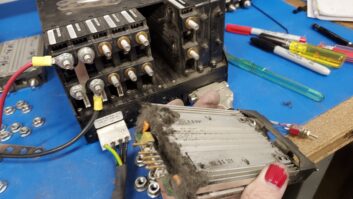 Clogged power supply modules will affect performance.