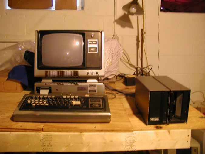 The Radio Shack TRS-80 interfaced with WRKO's Moseley MRC-1 remote control to automate transmitter meter readings, enabling engineers to stay focused on their regular duties. Image courtesy of vintagecomputer.net.