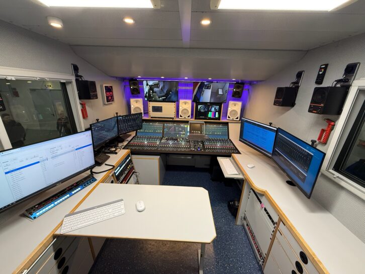 mc²56 Audio Production Console plus Tonmeister position