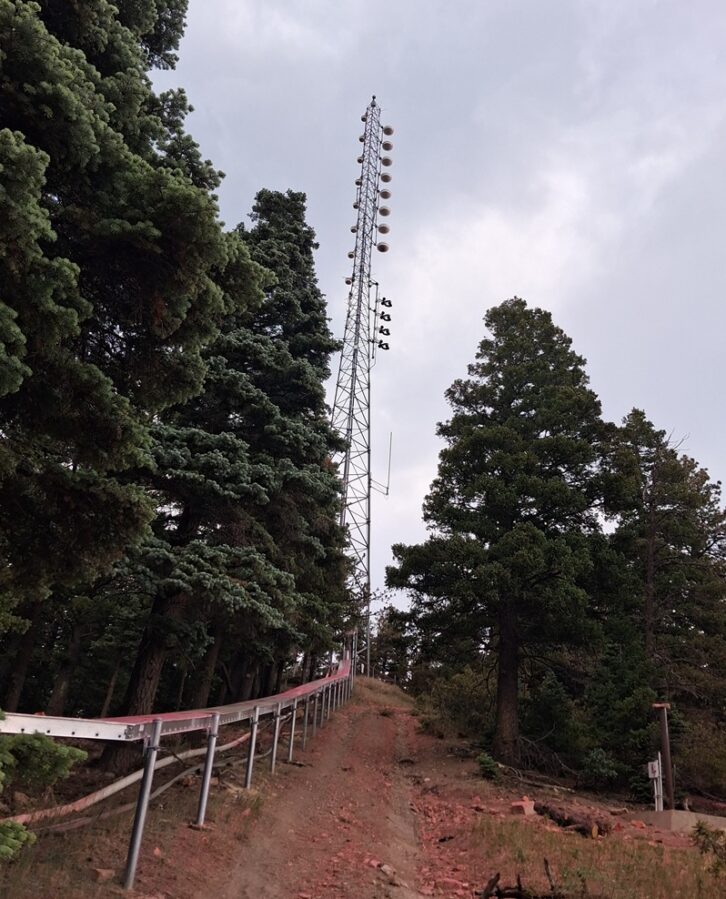 Radio tower at Camp Jackson