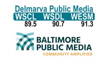 Delmarva and Baltimore Public Media logos