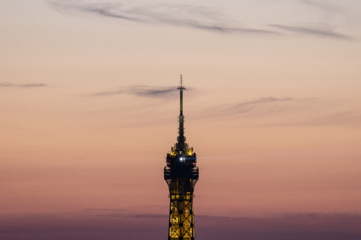 Eiffel Tower Transmitter Site Undergoes Annual Maintenance