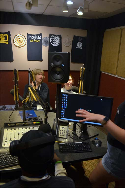 Students receive hands-on training.