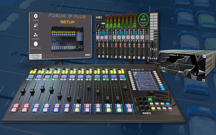 Promotional image of the Forum IP Plus console
