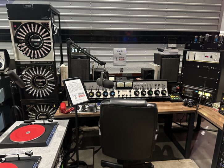 Studio 7A at the Texas Broadcast Museum in Kilgore.