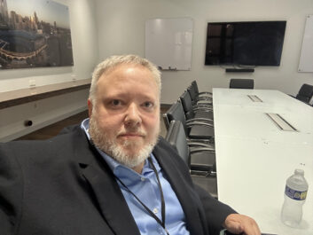Johnny Caudle at Radio One's Charlotte offices