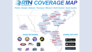 Radio Training Network coverage map.
