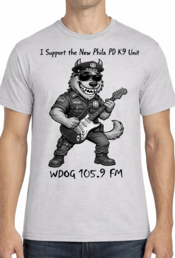 WDOG updated its t-shirts in support of the New Philadelphia, Ohio, Police Department.