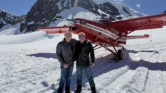Jeff Warshaw, left, with Rod Day, market manager for Anchorage, Alaska.