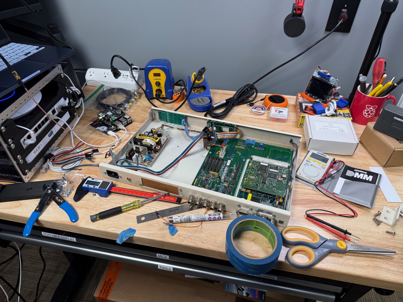 On a Monday in August, Jeff resto-mods an old GPS time server.