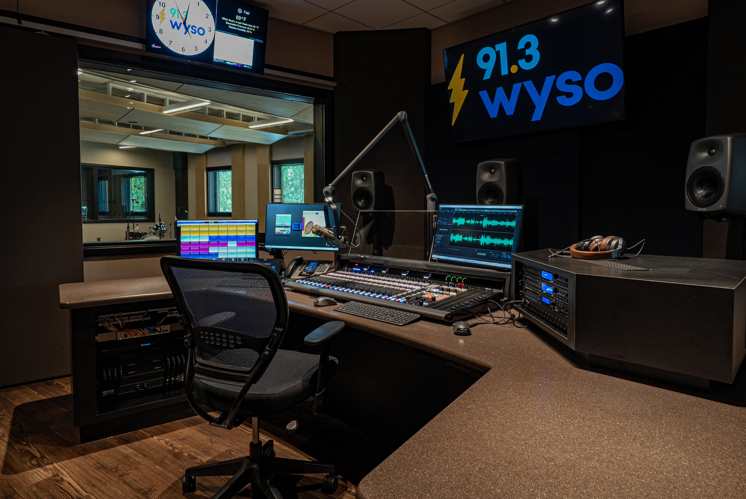 Production Room 2. credit: Kelly Ann for WYSO 