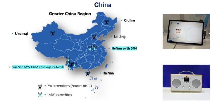 China’s adoption of DRM is largely driven by interest in its Emergency Warning Functionality, or EWF.