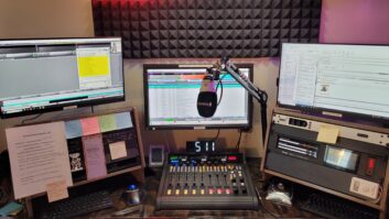 WDOG’s upgraded studio features an AudioArts DMX8 console, Wheatstone Voice1 mic processor for a Neumann TLM103 studio microphone and a Wheatstone Neuron audio processor for the main air signal.
