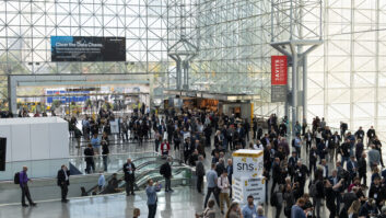 Registrants enter the Javits Center at the 2025 NAB Show New York. Credit: NAB