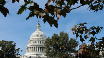 WASHINGTON, DC - OCTOBER 01: The U.S Capitol Building is seen on October 01, 2026 in Washington, DC. The Senate completed their last votes in the middle of the night before going on recess through November 9th. (Photo by Anna Moneymaker/Getty Images)