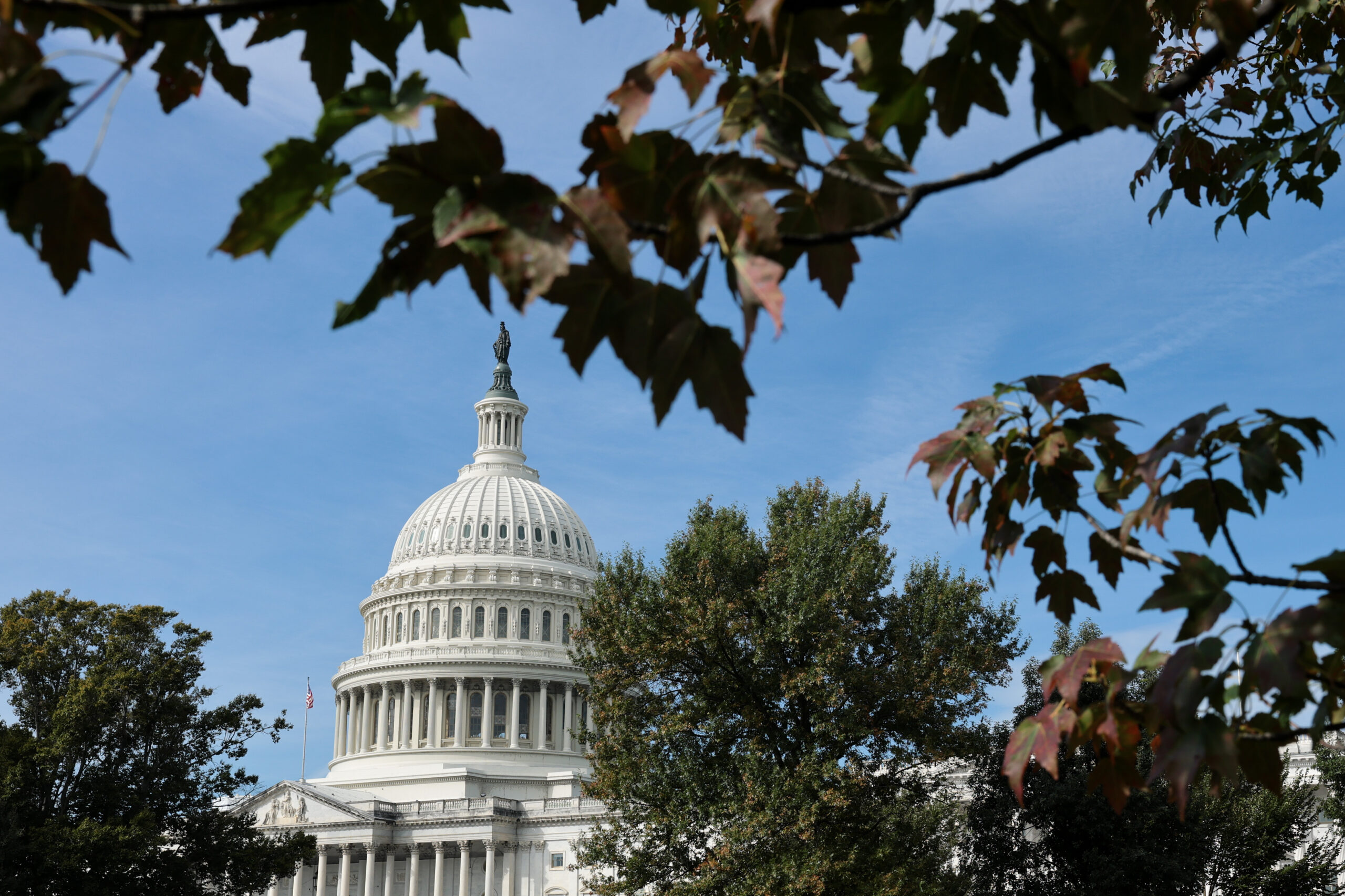 WASHINGTON, DC - OCTOBER 01: The U.S Capitol Building is seen on October 01, 2026 in Washington, DC. The Senate completed their last votes in the middle of the night before going on recess through November 9th. (Photo by Anna Moneymaker/Getty Images)