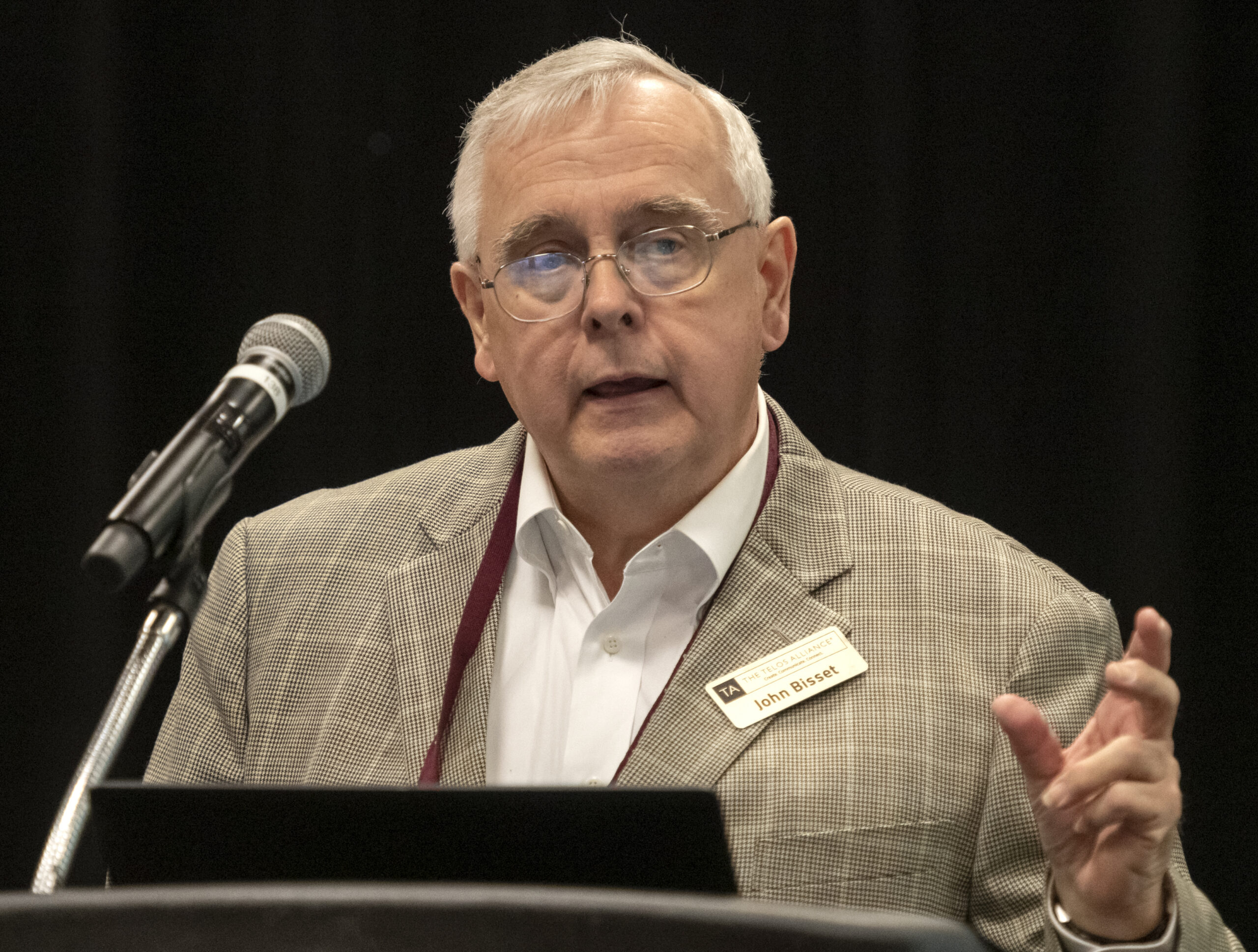 John Bisset at the 2019 Public Radio Engineering Conference. Credit: Jim Peck