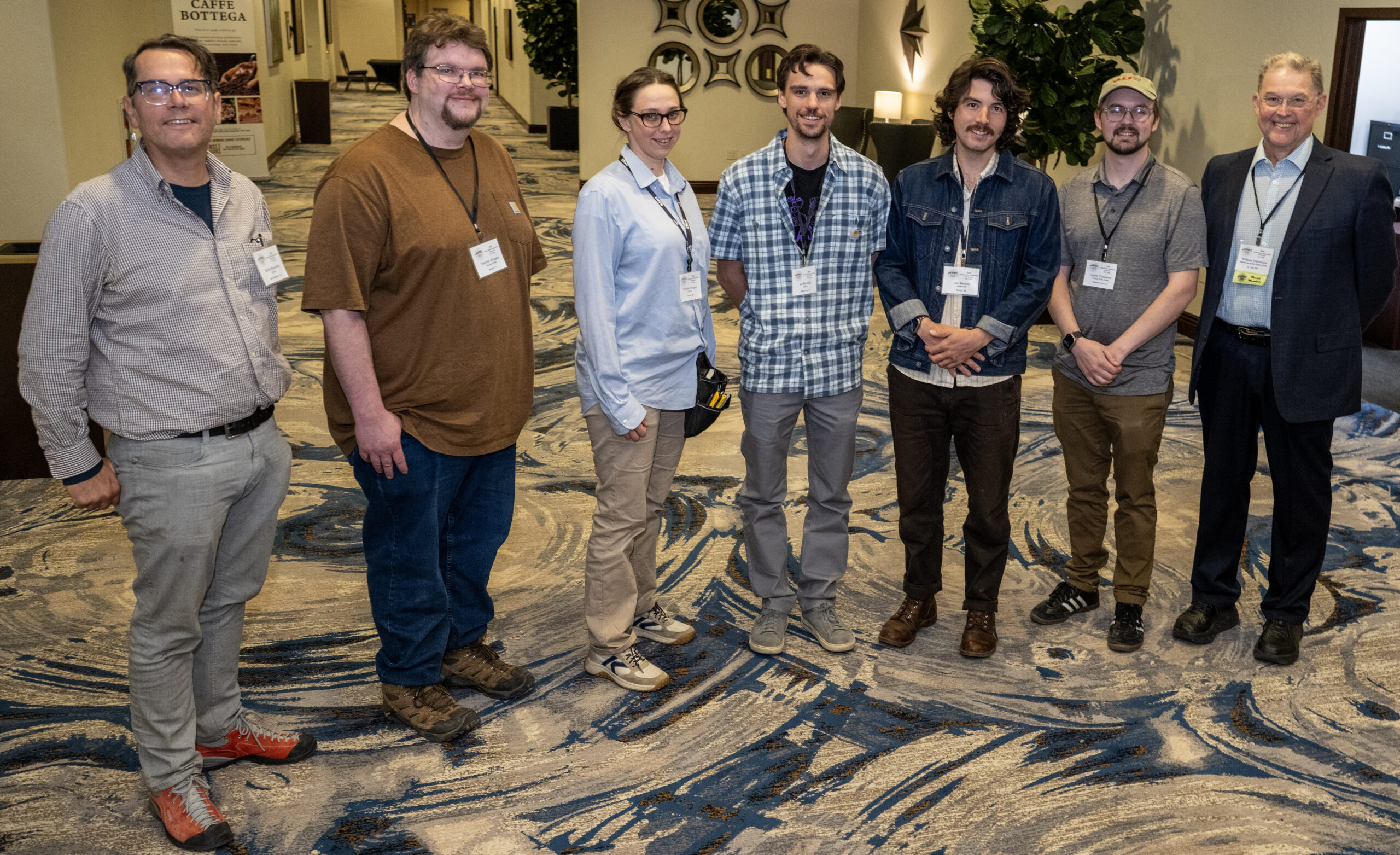 Scholarship winners at the 2026 PREC conference.