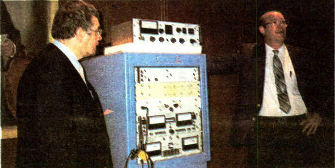 Delta Electronics demonstrated its newAM splatter monitor to FCC officials and to the Radio Advisory Committee in mid-May, to help foster industry acceptance in anticipation of an FCC rule making on the NRSC standard and complementary RF mask.